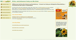 Desktop Screenshot of bioimkerhonig.de